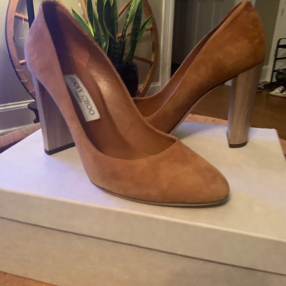 Suede Jimmy Choo Shoes